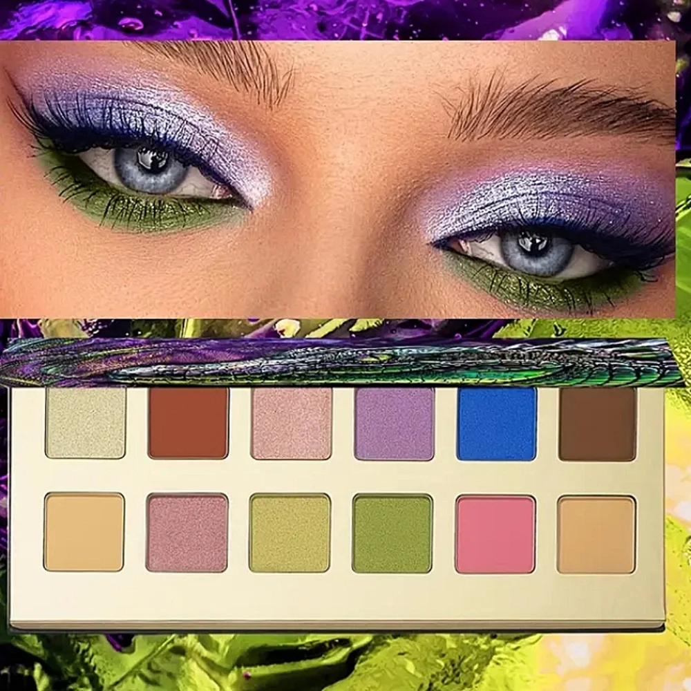🆕️LIMITED EDITION🐊AMERICAN ALLIGATOR 12 COLOR HIGH PIGMENT EYESHADOW PALETTE